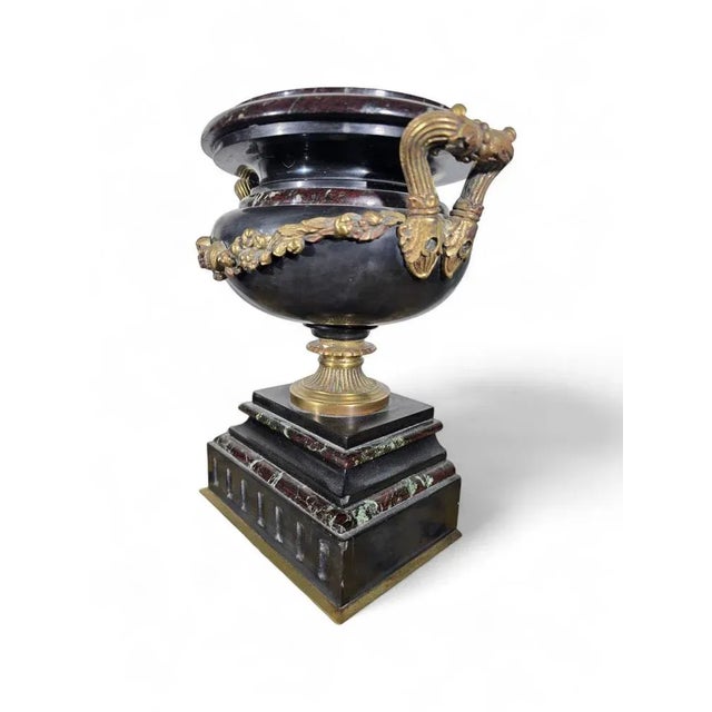 Mid 19th Century Century Marble and Gilt Bronze Decorative Cup, 1860 For Sale - Image 5 of 13