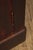 Wood Antique Solid Oak Single Door Paneled Wardrobe For Sale - Image 7 of 18