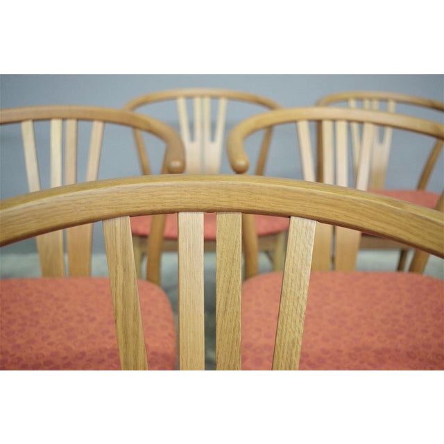 1990s Modern Oak & Bentwood Dining Chairs, 1990s, Set of 11 For Sale - Image 5 of 18