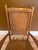 Farmhouse Antique Oak Rocking Chair With Woven Splint Seat and Back For Sale - Image 3 of 16