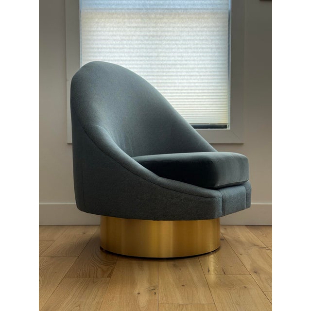 Authentic Sandrine chair by California design house Shine by S.H.O., featuring the brand’s signature asymmetrical...