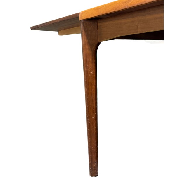 Vintage Vejle Stole & Mobelfabrik Danish Teak Mid Century Modern Draw Leaf Dining Table For Sale - Image 12 of 18