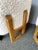 Contemporary Pair of Wood Stools and Bouclé Fabric. Italy For Sale - Image 12 of 12