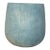 Terracotta Planter With Soft Blue-Gray Weathered Patina For Sale