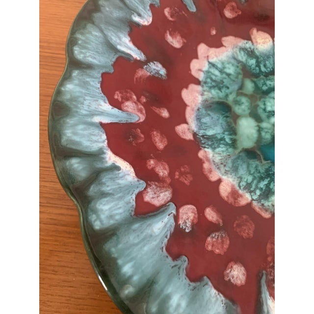 1960s Vintage Tourmalines Ceramic Bowl by Longwy, France, 1950s For Sale - Image 5 of 18