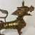 Brass Mid-Century Tibetan Brass or Bronze Guardian Lion Foo Dog Sculpture For Sale - Image 8 of 10