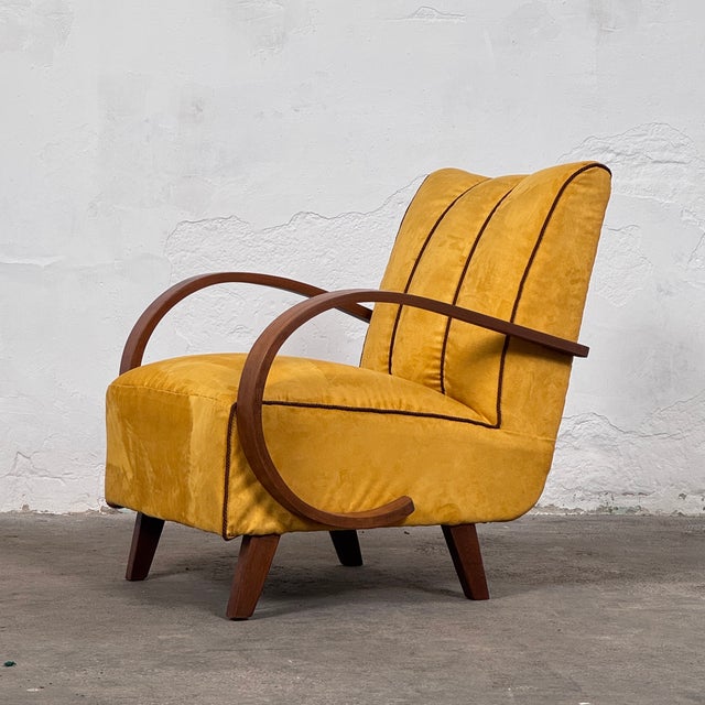 Art Deco Chairs by Jindřich Halabala for Up Závody, 1930s, Set of 2 For Sale - Image 9 of 13