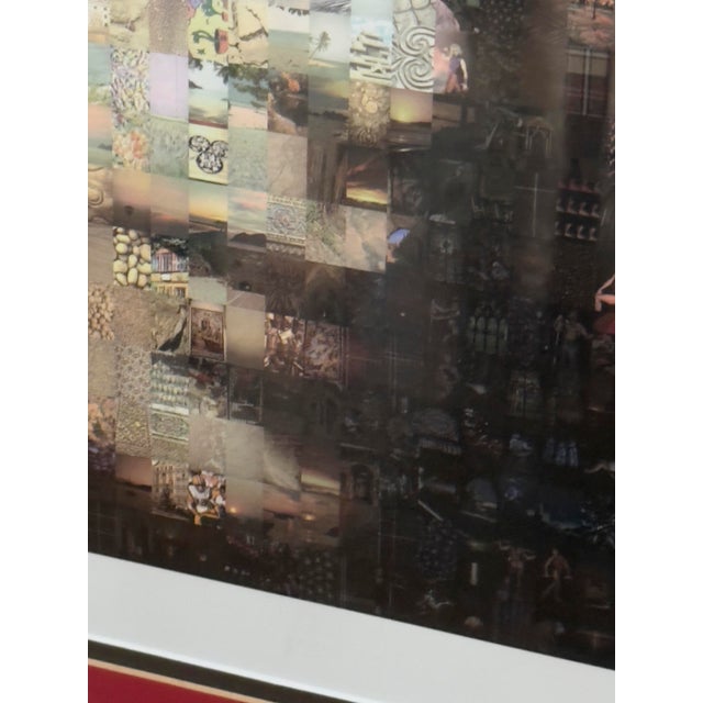 Contemporary Contemporary Seriolithograph Mona Lisa Photo Mosaic Pop Art Print by Neil J Farkas For Sale - Image 3 of 13