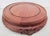 Wood Vintage Large Chinese Hardwood Vase Stand 9" Diameter For Sale - Image 7 of 9