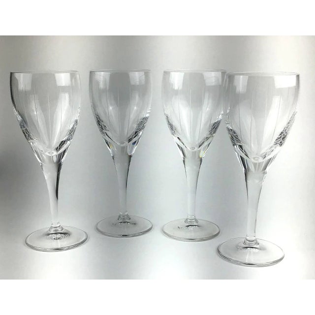 Vintage set of crystal stemware made in Italy, never used. In perfect condition. Heavy handed and solid sitting. These...