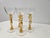 Early 20th Century Cambridge Glass Company Amber Nude Cocktail Glasses -Set of Four For Sale - Image 9 of 11