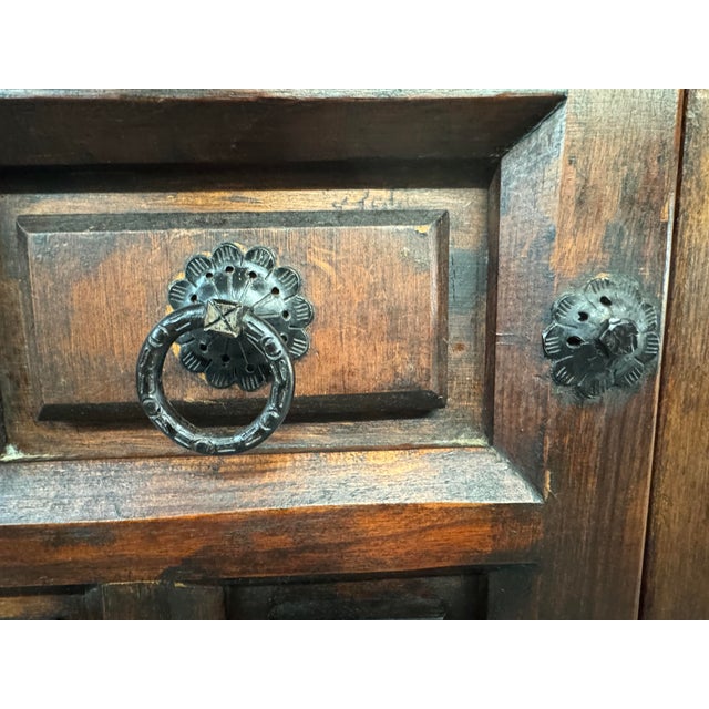 Spanish Bargueño Secretary Desk With Drawers For Sale - Image 10 of 12