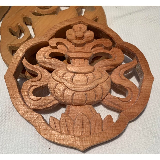 Mid 20th Century Wood Trivets- Set of 8 For Sale - Image 10 of 10