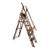 Late 19th Century Magnificent Victorian Architectural a-Frame Ladder, Presentation & Showroom Display Model - 1 Piece For Sale