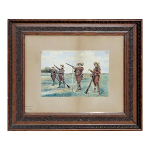 1888 "Arquebusiers en Manoeuvre", After Marchetti by Adolph Ancker