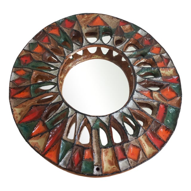 Mirror by Roland Zobel, 1960s For Sale