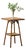 19th Century Tortoise Bamboo Two Tier Single Side Table For Sale