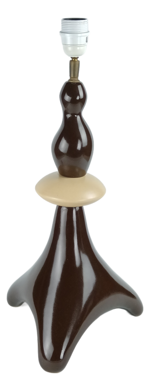Pebble-Shaped Lamp Base by François Chatain, France, 1980