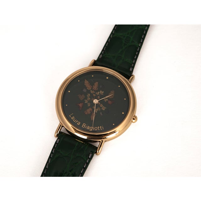 Laura Biagiotti Vintage Women's Wristwatch, 1990s, Botanica For Sale - Image 11 of 18