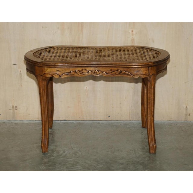 Antique Napoleon III Bergere Armchairs and Matching Table, 1890, Set of 3 For Sale - Image 15 of 18