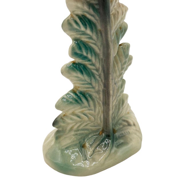 1950s MCM Ceramic California Pottery Standing Tall Pink Flamingo Figurine Statue For Sale - Image 9 of 11