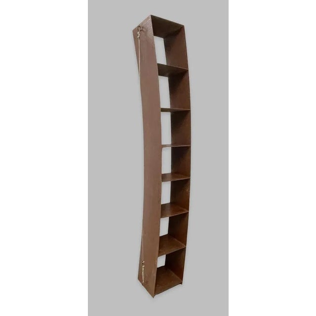 Fantastic object designed by Wolfgang Laubersheimer and produced by Pentagon Group, Germany, 1984. This bookcase, called...