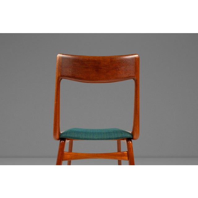 Danish Mid-Century Modern Model 370 Boomerang Dining Chair / Desk Chair Attributed to Alfred Christensen for Slagelse Møbelværk, Denmark, C. 1960's For Sale - Image 11 of 18