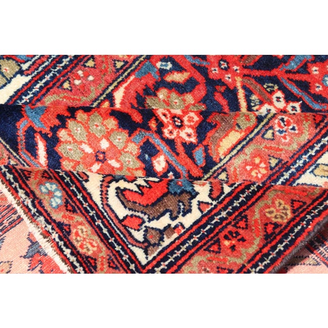 Antique Persian Fine Malayer Rug With All-Over Floral Design 4'0 X 6'0 For Sale - Image 11 of 12