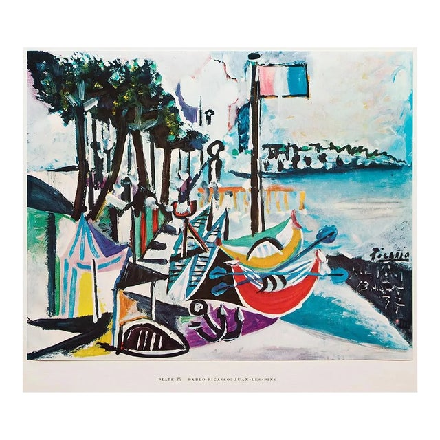 1950s After Pablo Picasso "Juan-Les-Pins", First Edition Swiss Full-Color Print For Sale