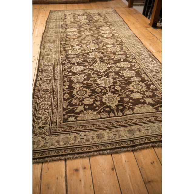 Old New House Antique Distressed Bijar Rug Runner - 4'7" x 11' For Sale - Image 4 of 10