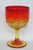 Mid-Century Modern Viking Glass Amberina Yesteryear Star Footed Compote Goblet Cadmium Glow 5877b For Sale - Image 3 of 14