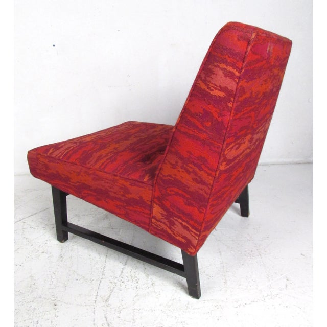 1960s 1960s Mid-Century Modern Slipper Chairs Attributed to Edward Wormley for Dunbar - 2 Pieces For Sale - Image 5 of 10