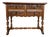 Early 20th Century Century Catalan Spanish Carved Walnut Console Table For Sale