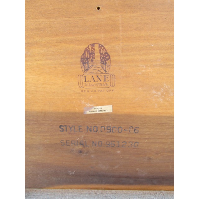 Lane Acclaim Side End Table Square Vintage Mid Century Modern For Sale - Image 12 of 12