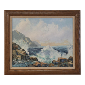 Dorothy A. Gordoy Carmel Surf California Coastal Oil Painting