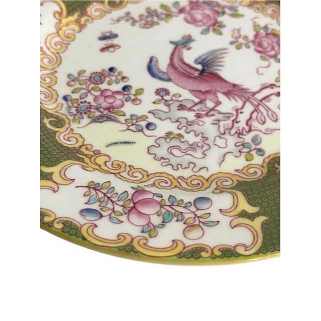 Mid 20th Century Pair Vintage Minton Cockatrice Green Salad Plates For Sale - Image 5 of 11