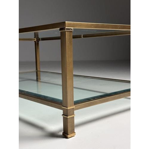 Vintage Brass Coffee Table, 1980s For Sale - Image 4 of 16