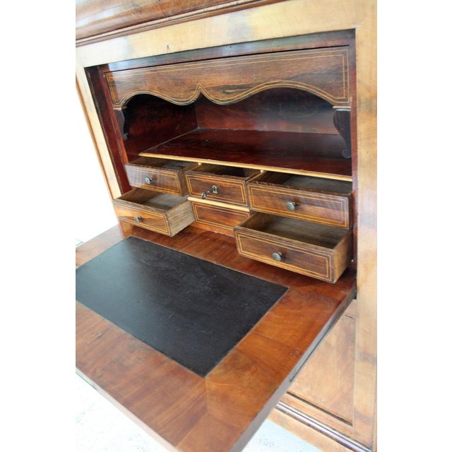 Louis Philippe Secretary in Walnut For Sale - Image 3 of 12