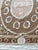 Mid-Century Modern Suzani Wall Tapestry - Neutral Tan Uzbek Tablecloth 5' X 5'1'' For Sale - Image 3 of 9