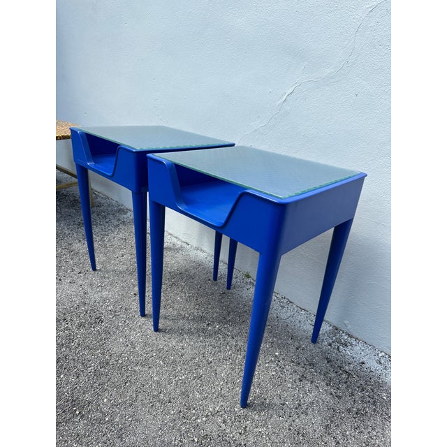 Midcentury European Open Shelf Side Tables - A Pair For Sale - Image 11 of 18