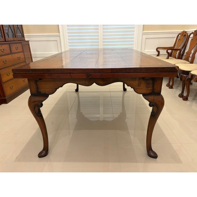 Brown Late 20th Century Nicholas James Ltd. London Custom English Dining Set — Refectory Table With 8 George II Chippendale Mahogany Chairs For Sale - Image 8 of 16