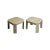Late 20th Century Tessellated Marble Side Tables With Gold Pink Inlay - a Pair For Sale - Image 10 of 12