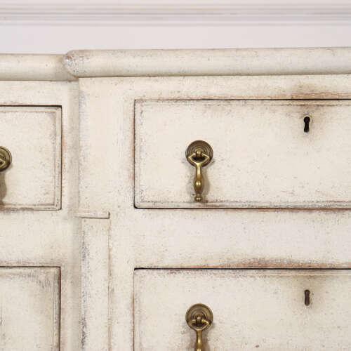 White Painted North Welsh Dresser Base For Sale - Image 8 of 14