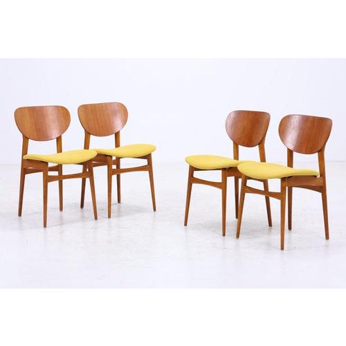Mid-Century Danish Teak Chairs, 1960s, Set of 4 For Sale - Image 3 of 18