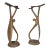 Pr. Antique Cast Iron Shoe Shine Stands C. 1900 For Sale
