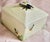 Crown Devon Bee Square Honeycomb Pot.