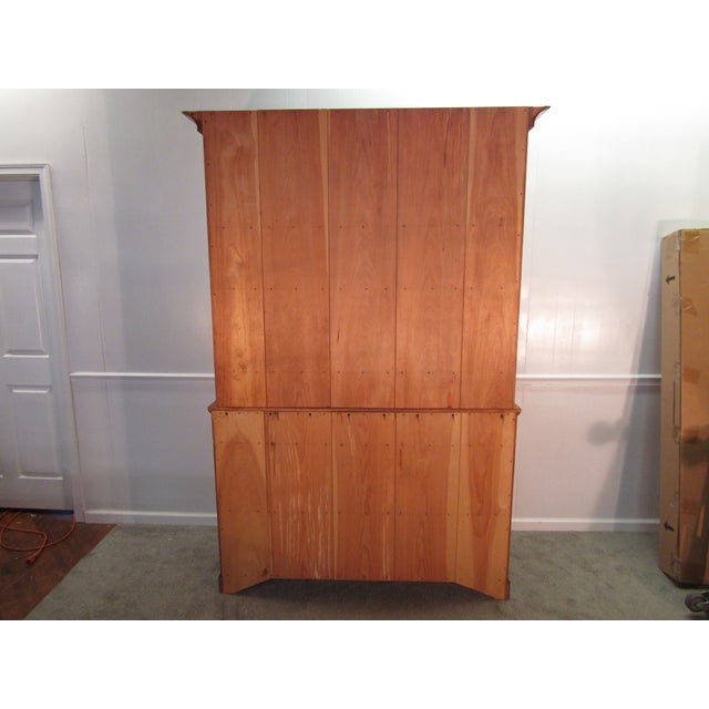 Eldred Wheeler Custom Made Solid Cherry and Tiger Maple Cupboard For Sale - Image 12 of 12