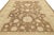 Brown Transitional Paki Peshawar Handmade Wool Rug in a Warm Brown For Sale - Image 8 of 9