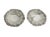 Rustic European Pair of 20th Century Portuguese Silver Salvers /Plates 6" Diameter For Sale - Image 3 of 8