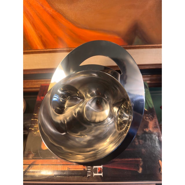 1960s Style Hennessy Ice Bucket by Thomas Bastide for Ercuis Paris – Sculptural French Modernist Barware With Original Box For Sale - Image 13 of 18